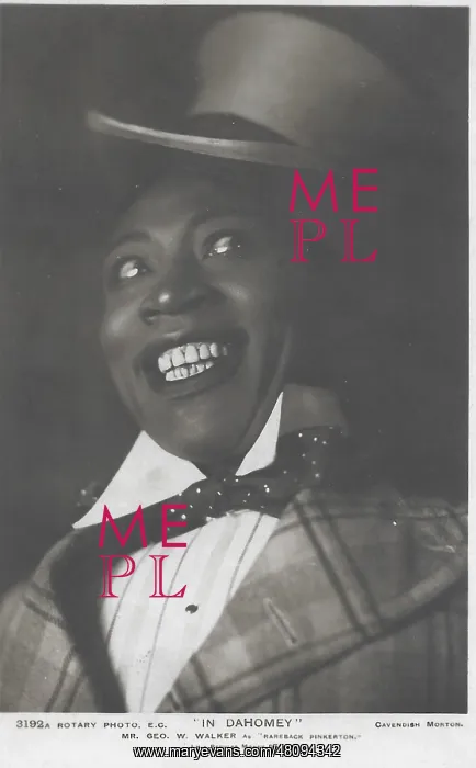 : George Walker (postcard) : George Walker (postcard)
