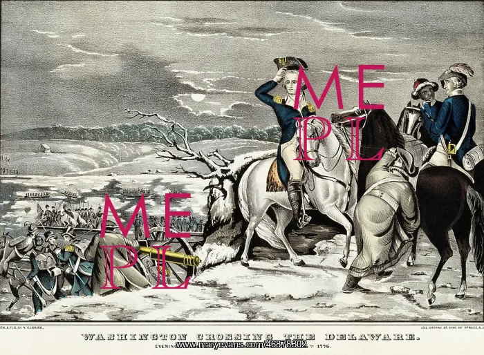: George Washington Crossing the Delaware River : George Washington Crossing the Delaware River