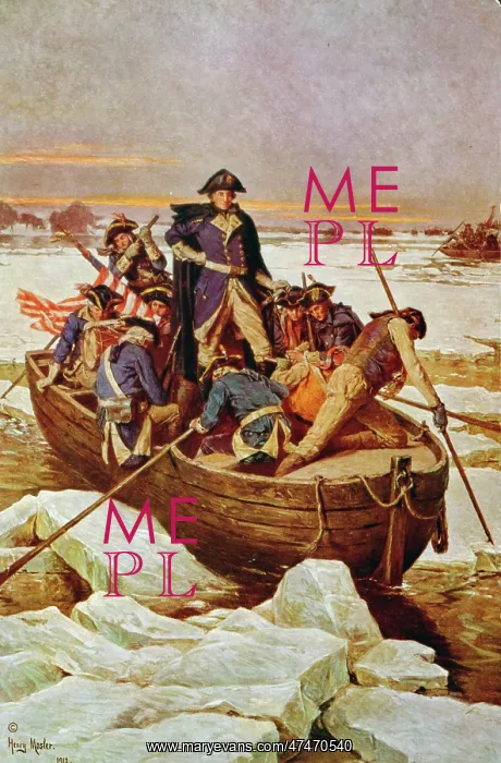 : George Washington crossing the Delaware River : George Washington crossing the Delaware River