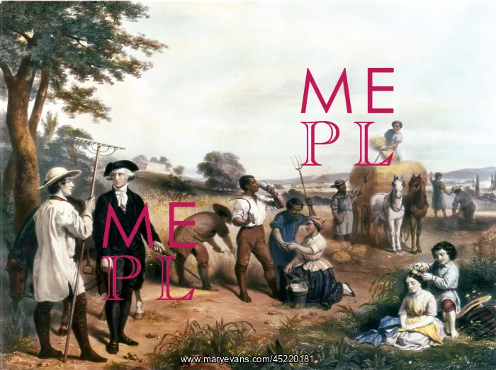 : George Washington as a farmer, standing ? : George Washington as a farmer, standing ?