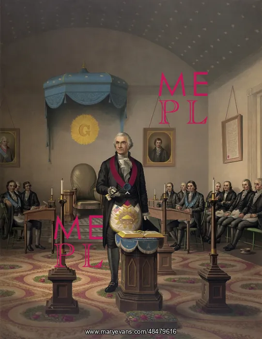 : George Washington as a master Mason, circa 1870 : George Washington as a master Mason, circa 1870