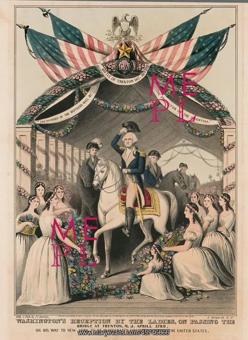  : George Washington - president - inauguration - American