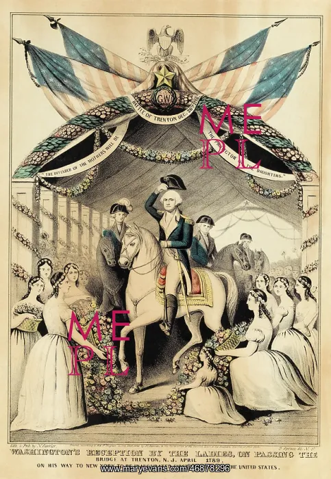 : George Washington - Reception by the Ladies : George Washington - Reception by the Ladies