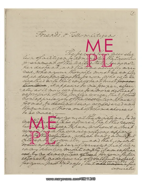 : George Washington's Farewell Address page ? : George Washington's Farewell Address page ?