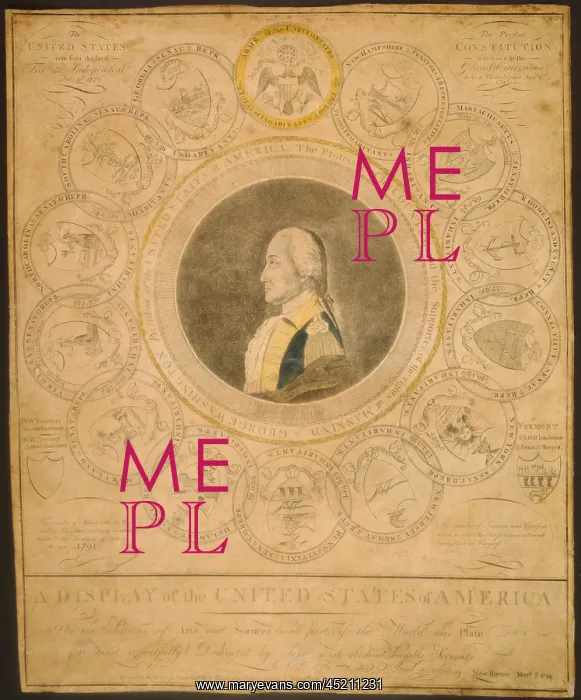 : George Washington's portrait encircled by ? : George Washington's portrait encircled by ?