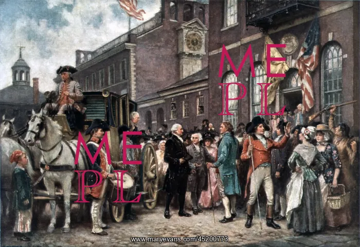 : George Washington's Second Inauguration. ? : George Washington's Second Inauguration. ?