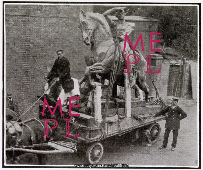 : George Watts statue Physical Energy 1907 : George Watts statue Physical Energy 1907