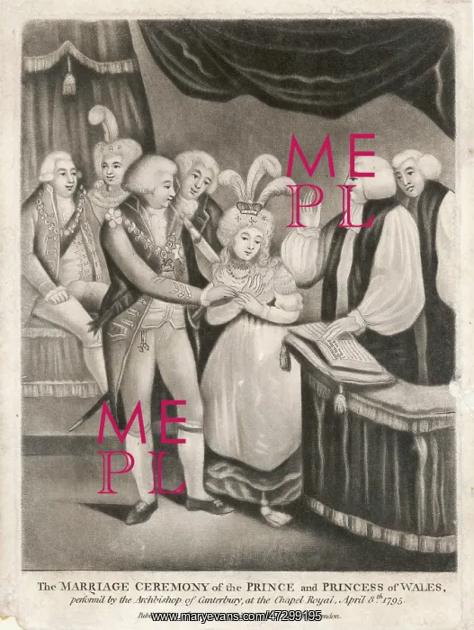 : GEORGE(IV) WEDS CAROLINE : GEORGE(IV) WEDS CAROLINE