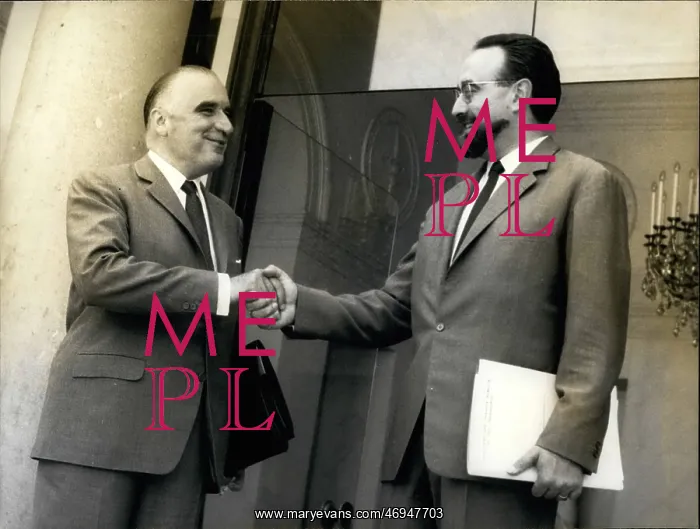 : Georges Pompidou and Edgard Pisani, Paris : Georges Pompidou and Edgard Pisani, Paris