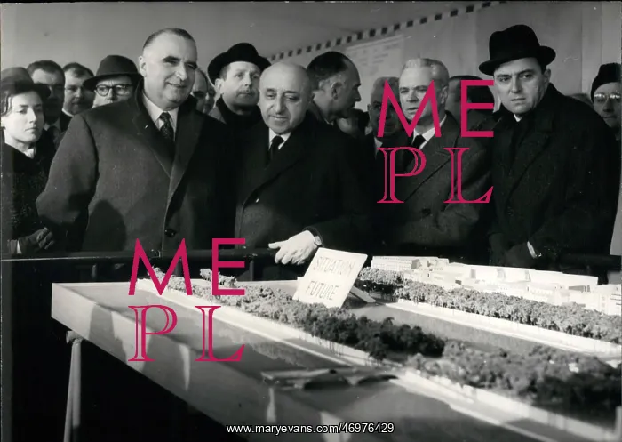 : Georges Pompidou opens works for new subway, Paris : Georges Pompidou opens works for new subway, Paris
