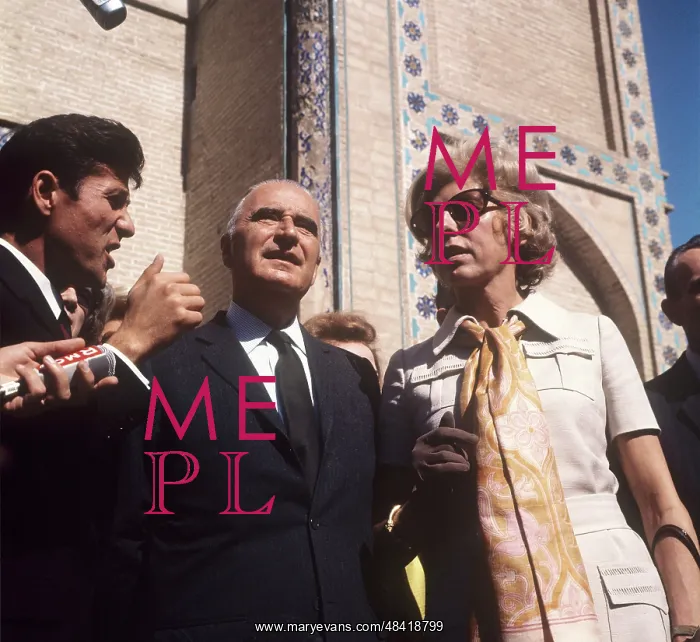 : Georges Pompidou on visit to USSR, 1970 : Georges Pompidou on visit to USSR, 1970