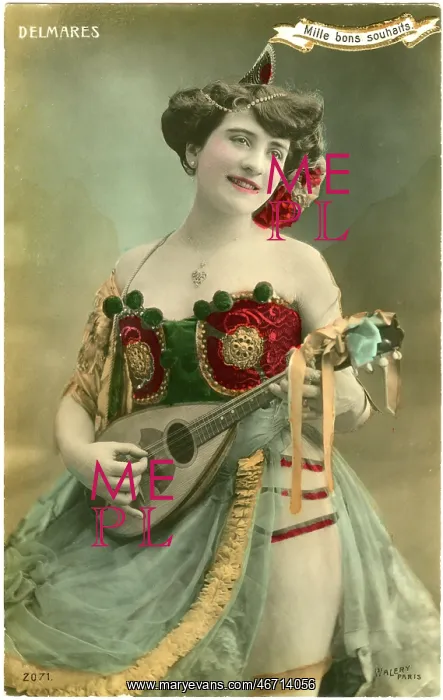 : Georgette Delmares - Lute - French : Georgette Delmares - Lute - French