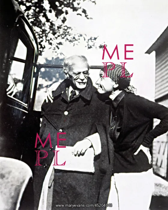 : GEORGIA O'KEEFFE, and ALFRED STIEGLITZ, ? : GEORGIA O'KEEFFE, and ALFRED STIEGLITZ, ?