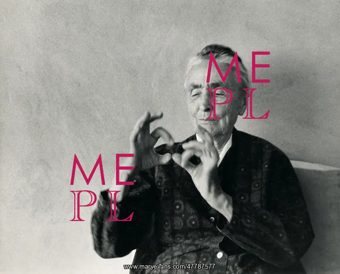 : Georgia O'Keeffe at Home, 1971 : Georgia O'Keeffe at Home, 1971