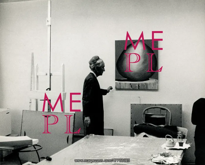 : Georgia O'Keeffe in Her Home Studio, 1971 : Georgia O'Keeffe in Her Home Studio, 1971