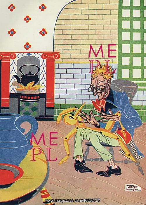 : Geppetto and Pinocchio : Geppetto and Pinocchio
