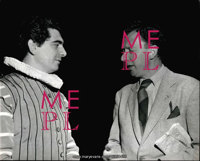  : Geraint Evans, opera singer, and Benjamin Britten, composer