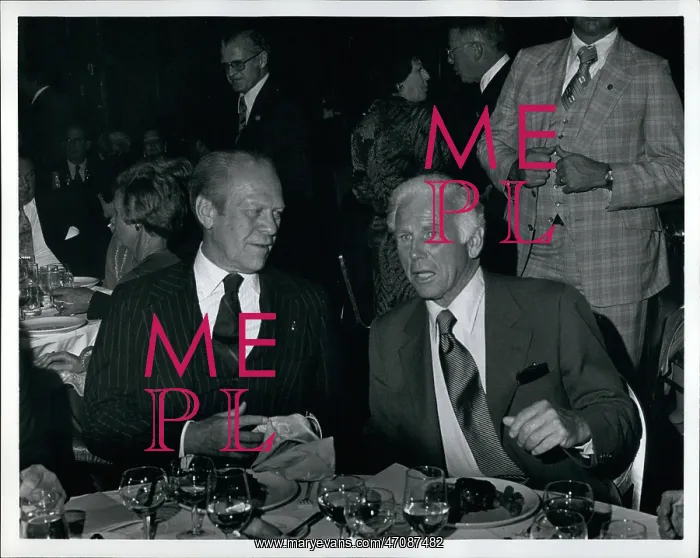 : Gerald Ford and Perry Duryea in New York : Gerald Ford and Perry Duryea in New York
