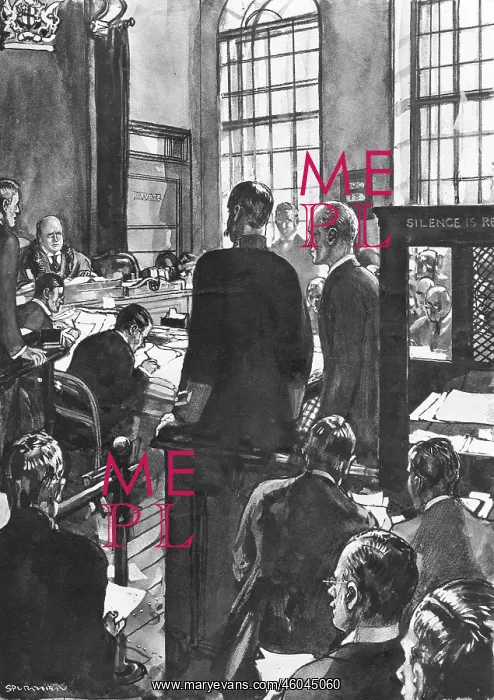 : Gerald Lee Bevan's first appearance in the Guildhall police : Gerald Lee Bevan's first appearance in the Guildhall police
