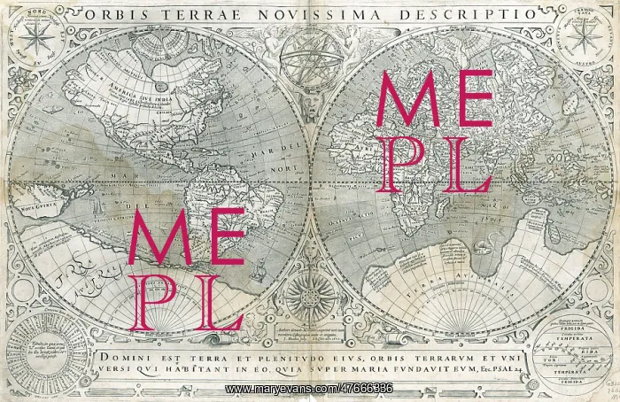 : Gerardus Mercator, World Map, 1602 : Gerardus Mercator, World Map, 1602