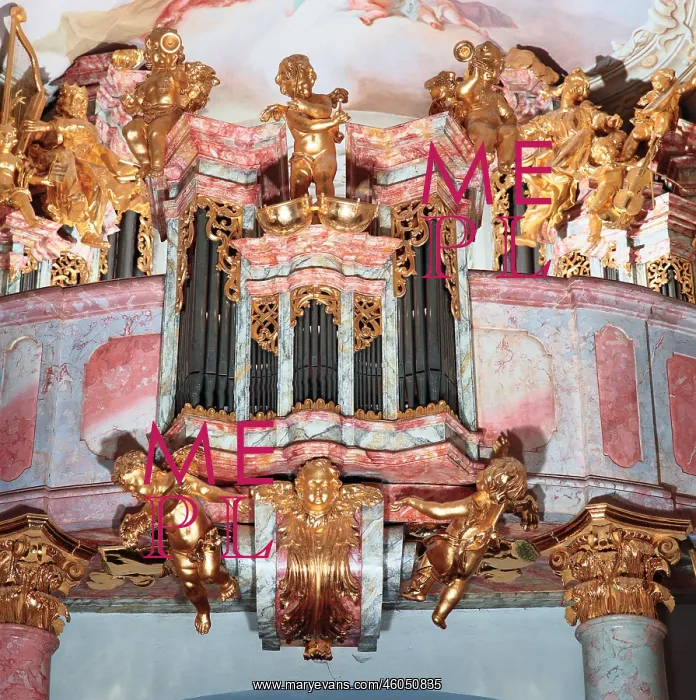 : Geras Monastery, Organ in the monastery church : Geras Monastery, Organ in the monastery church