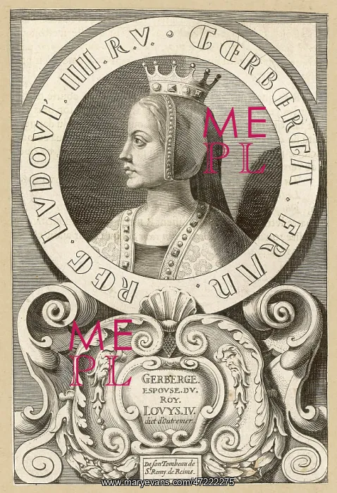  : GERBERGE, QUEEN OF LOUIS IV