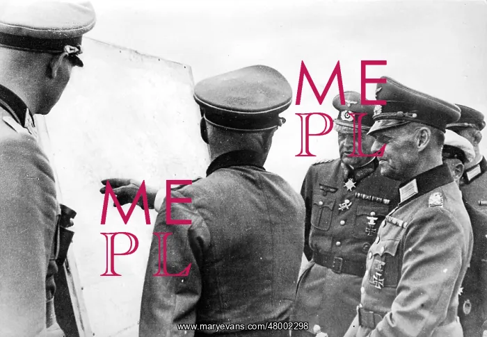 : Gerd von Rundstedt inspects the Atlantic wall : Gerd von Rundstedt inspects the Atlantic wall