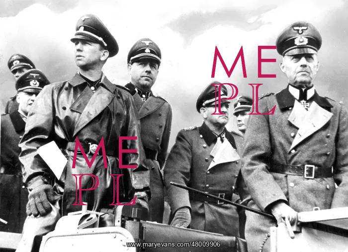 : Gerd von Rundstedt, Sepp Dietrich, Franz Witt and Kurt Meyer : Gerd von Rundstedt, Sepp Dietrich, Franz Witt and Kurt Meyer