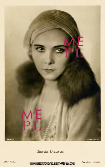 : Gerda Maurus - Austrian film actress : Gerda Maurus - Austrian film actress