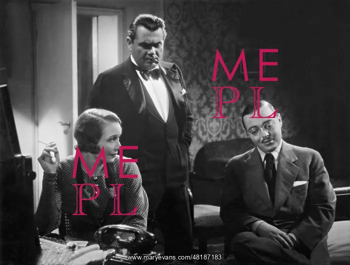 : Gerda Maurus and Peter Lorre in Unsichtbare Gegner, 1933 : Gerda Maurus and Peter Lorre in Unsichtbare Gegner, 1933