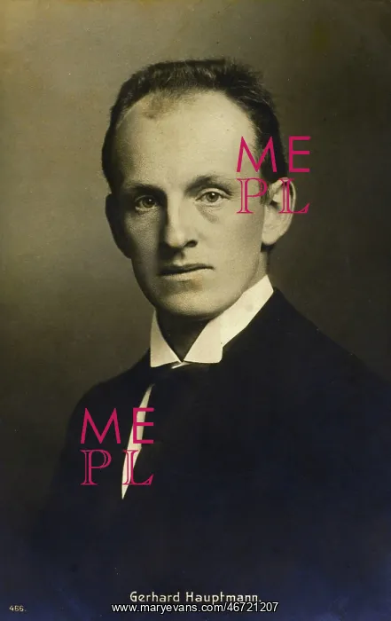 : Gerhart Hauptmann - German author, dramatist and novelist : Gerhart Hauptmann - German author, dramatist and novelist
