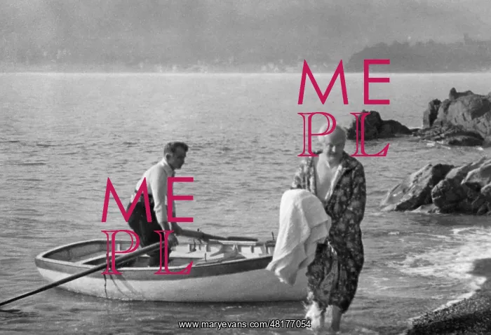 : Gerhart Hauptmann in Italy, ca. 1930 : Gerhart Hauptmann in Italy, ca. 1930