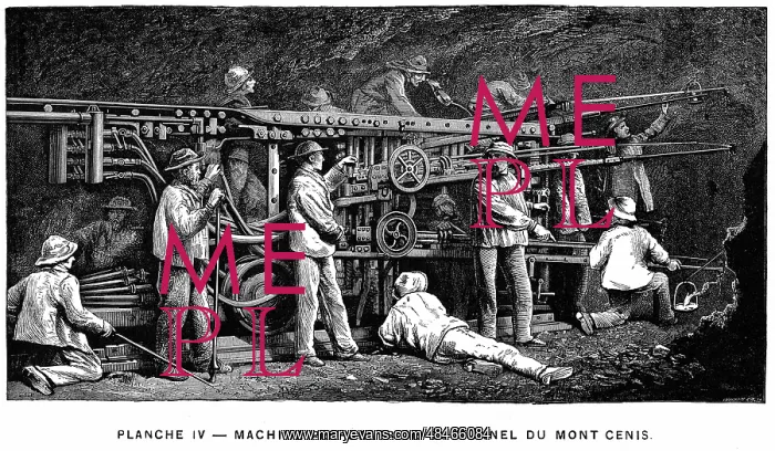 : Germain Sommeiller's (1815-1871) compressed air : Germain Sommeiller's (1815-1871) compressed air