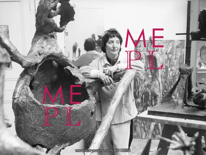 : Germaine Richier, sculptor from Paris, in her : Germaine Richier, sculptor from Paris, in her
