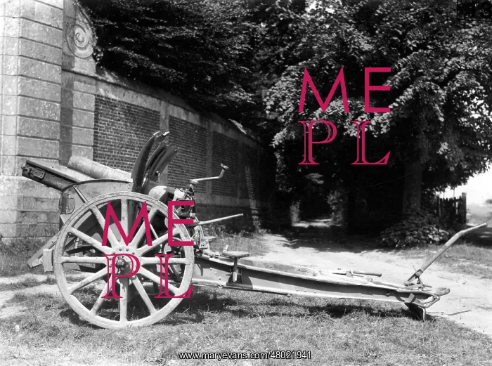 : German 105mm 98 / 09 light field howitzer, WW1 : German 105mm 98 / 09 light field howitzer, WW1