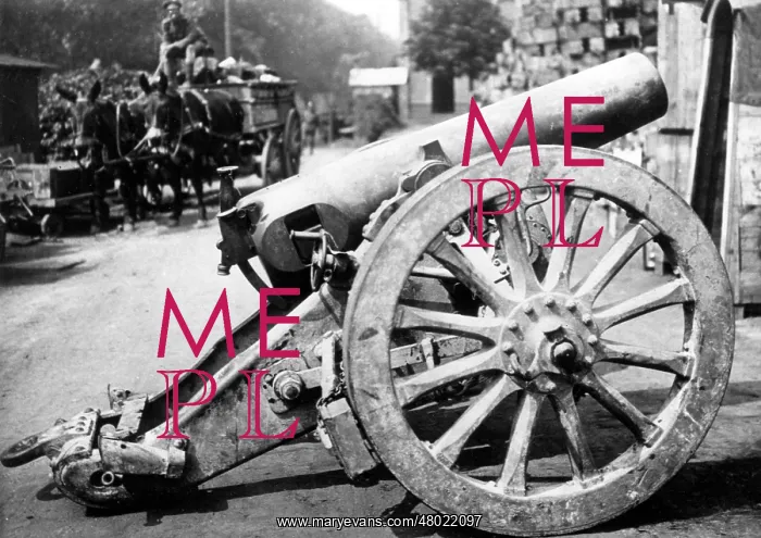 : German 15cm heavy howitzer, WW1 : German 15cm heavy howitzer, WW1