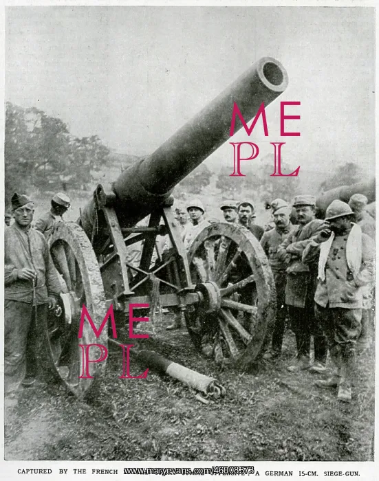 : A German 15cm Siege gun : A German 15cm Siege gun