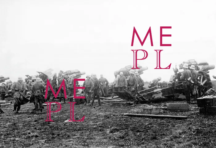 : German 21cm howitzers preparing to retire, WW1 : German 21cm howitzers preparing to retire, WW1