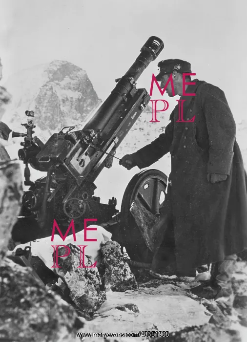 : German 7, 5cm mountain gun in the Caucasus, 1943 : German 7, 5cm mountain gun in the Caucasus, 1943