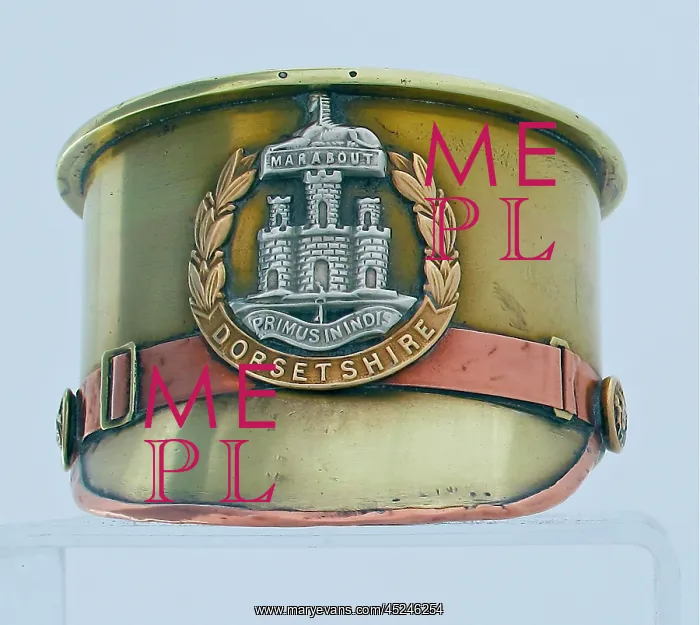 : German 77mm shell case base made into Army Service Cap : German 77mm shell case base made into Army Service Cap