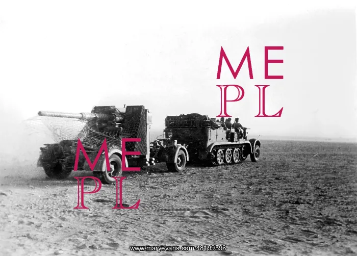 : German 88mm Flak in the desert, 1942 : German 88mm Flak in the desert, 1942