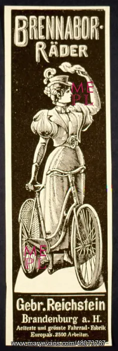 : German advertisement, Brennabor bicycles : German advertisement, Brennabor bicycles