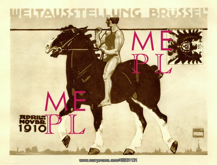  : A German advertisement for the Brussels World Exposition