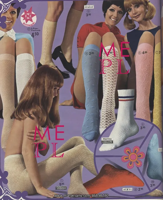 : German advertisement for socks and tights : German advertisement for socks and tights