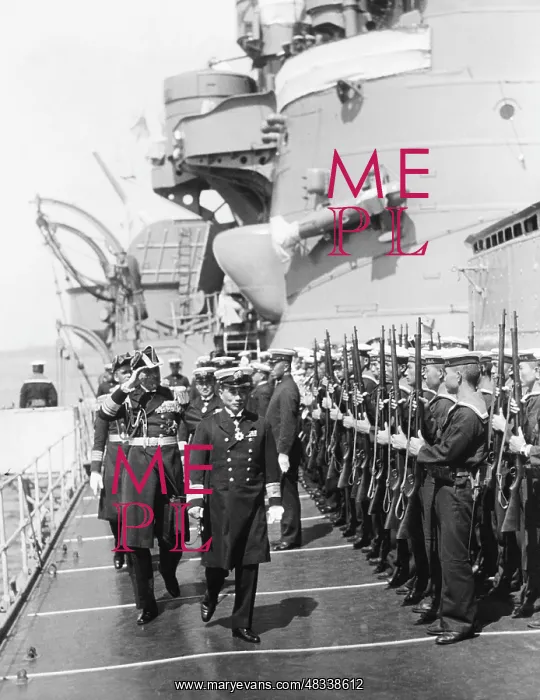 : German admiral on a Japanese ship, 1937 : German admiral on a Japanese ship, 1937