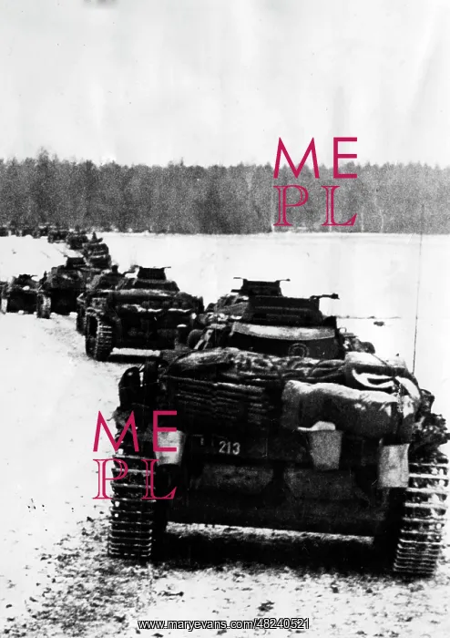 : German advance with tanks towards Moscow, 1941 : German advance with tanks towards Moscow, 1941