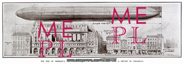 : German Air-Dreadnought Compared to Buildings 1915 : German Air-Dreadnought Compared to Buildings 1915