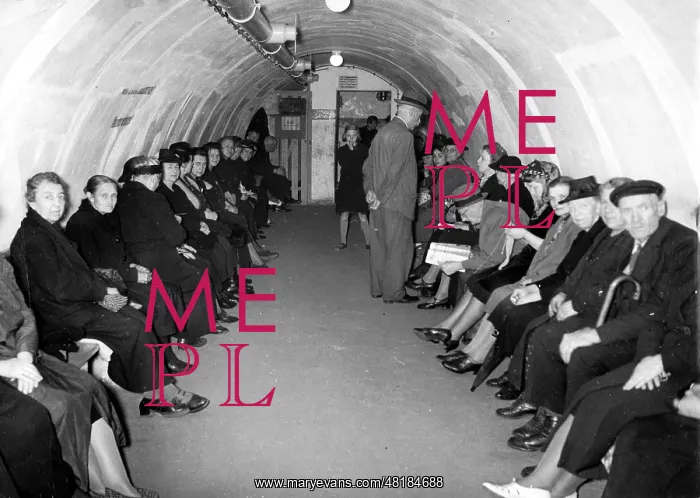: German in an Air-Raid Shelter, 1943 : German in an Air-Raid Shelter, 1943