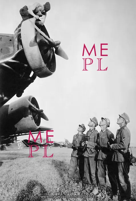 : German Airborne Troops Before Take-Off for Crete, 1941 : German Airborne Troops Before Take-Off for Crete, 1941