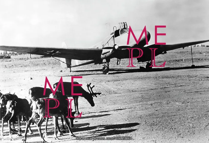: German airplane in Finland, 1941 : German airplane in Finland, 1941